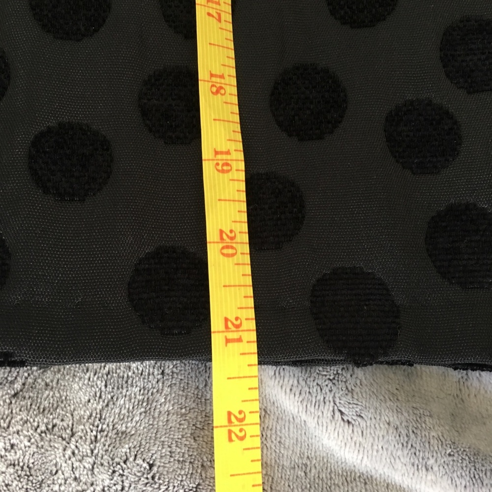 Ann Taylor Loft Velvet Dot Pencil Skirt 0P - Picture 6 of 7